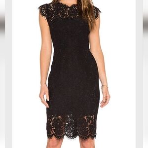 Merokeety Black Lace Dress.